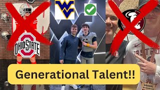 Generational Talent chooses WVU over literally EVERYONE else Huge week in WVU recruiting [upl. by Neelon]