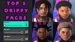 TOP 5 BEST COMP DRIPPY FACE CREATION IN NBA 2K25 [upl. by Cornelius]