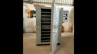 Tray Type Oven for Preheating of Metal Parts Complete Inner Chamber SS 304 Trays SS 316 [upl. by Akienahs]