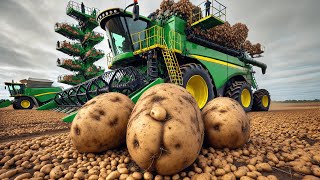 How American Farmer Harvest 683 Million of Tons of Potatoes  Farming Documentary [upl. by Garzon]