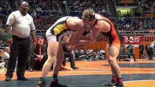 2012 IHSA 1A Wrestling State Title at 160 LBS OVERTIME MATCH [upl. by Ciri]