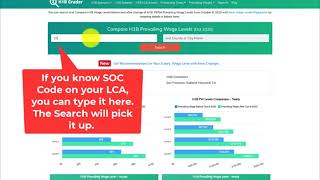 How to check H1B Prevailing Wages and Compare with New Wages  Oct 2020 [upl. by Saibot]