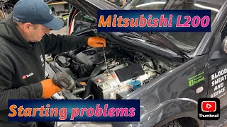 Mitsubishi L200 Shop Truck Has Starting Problems And The Fiesta Titanium New Timing Belt Fitted [upl. by Ahsiekahs529]