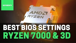 2023 Optimizing Ryzen CPU Performance Best BIOS Settings for 7000 and 3D Series [upl. by Aihtenyc656]