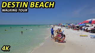 Destin Beach Walking Tour [upl. by Adnoyek]