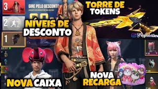 AGENDA SEMANAL GIRO GRÁTIS NO ROYALE DA VECTOR NOVA RECARGA GATINHO SKIN ENCRENQUEIRO E MAIS FF [upl. by Stanleigh]