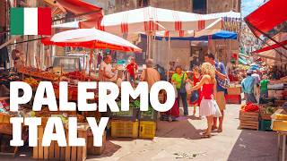 Palermo Sicily — Italy Walking Tour 4K 🇮🇹 [upl. by Solange]