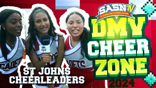 DMV Cheer Zone Interviews St Johns Cheerleaders [upl. by Hafital36]