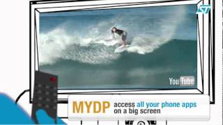 Connect your mobile phone to your TV with Mobility DisplayPort MYDP [upl. by Metcalf]