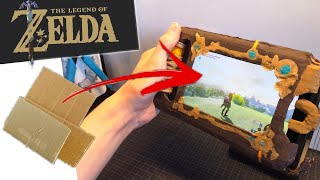 Zelda botw on a Real life cardboard Sheikah slate [upl. by Howarth]