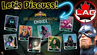 NEW Summoners Choice 2024 Lets Talk About All These Villains Lagacys Vote Remaster  MCOC [upl. by Gothard]