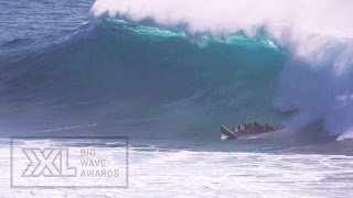 Supsquatch at Makaha  2015 Ride of the Year Group Entry  XXL Big Wave Awards [upl. by Eirrek]