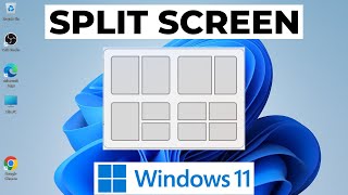 How to Split Screen on Windows 11 [upl. by Atiuqer]