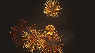 Fireworks black screen video 2024  Diwali Bomb background video effects [upl. by Reyotal172]