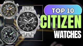 Top 10 Best Citizen Watches for Men in 2024  Citizen Watch [upl. by Otter34]