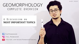 Geography  Geomorphology Important Topics  UPSCMA Geography Entrance [upl. by Htiderem497]