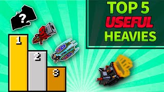 Top 5 Most USEFUL Heavies in Pixel Gun 3D [upl. by Bidle9]