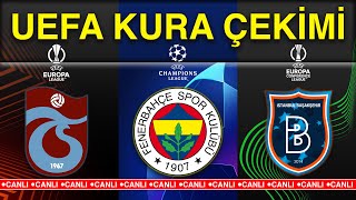 UEFA KURA ÇEKİMİ  FENERBAHÇE TRABZONSPOR BAŞAKŞEHİR QARABAG SUMQAYIT SABAH [upl. by Eidnyl473]