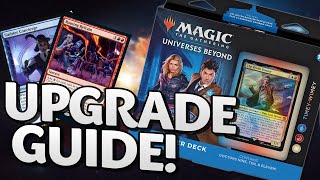 “TimeyWimey” Doctor Who Precon Upgrades 10th Doctor and Rose Tyler Focus  Magic The Gathering [upl. by Gnuoy]