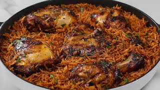 How to make PERIPERI JOLLOF RICE amp PERIPERI CHICKEN [upl. by Risay6]