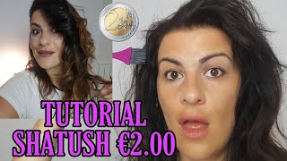 SHATUSH TUTORIAL FACILISSIMO😍FAI DA TE A 2 EURO [upl. by Lhok]