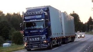 Scania R580 \8 Sound PE Lundgrens [upl. by Solly]