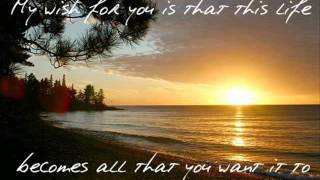 Rascal Flatts  My Wish Lyrics On Screen [upl. by Tezile450]