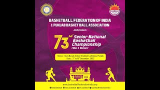 73rd Senior National Basketball ChampionShip  Day 5 Matches Indoor Court [upl. by Irv]