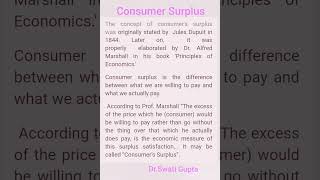 Consumer Surplus Easy Explanation in One Minute economics commerce management [upl. by Aara697]