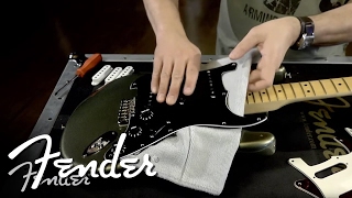 How To  Changing Your Accessory Kit Pickguard Knobs amp Covers  Fender [upl. by Lozano]