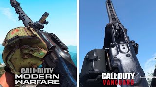 Call of Duty Modern Warfare vs Vanguard  Weapons Comparison [upl. by Kroy943]