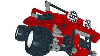 Lego 8032 Off road vehicle by element animations [upl. by Baerman]