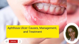 Aphthous Ulcer Causes Management and Homoeopathic Treatment Detailed video in malayalam [upl. by Giralda]