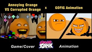 Annoying Orange vs Corrupted Annoying Orange  Come Learn With Pibby x FNF Animation x GAME [upl. by Claudina]