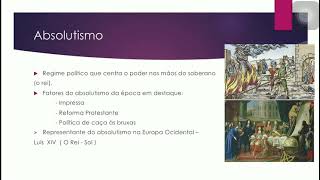 Estado Moderno Absolutismo e Mercantilismo História 7° Ano [upl. by Eblehs]