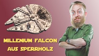 Millenium Falcon aus dem Laser Cutter  Der Frank bastelt [upl. by Esilegna]