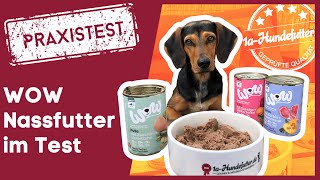 WOW Hundefutter Test 2024  Wie gut ist das WOW Nassfutter für Hunde [upl. by Angrist]