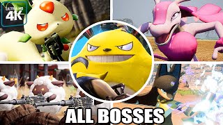 Palworld  All Bosses With Cutscenes 4K 60FPS UHD PC [upl. by Maloney]