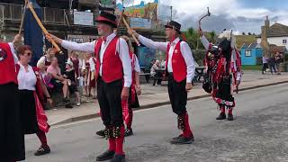 Swanage Folk Festival Morris on Seafront 2024 [upl. by Anrev165]