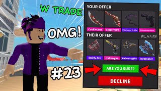 MM2 TRADING Montage 23  HUGE TRADES 💎 [upl. by Ssor770]