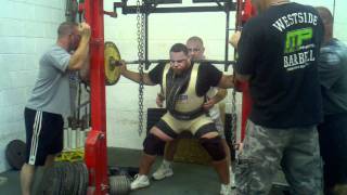 Dave Hoff 1215lb Squat [upl. by Nivre219]