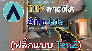 เทคนิคการฝึก Aimlab ฟลิ๊กเมาส์แบบ TenZ [upl. by Rukna]