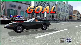 PC ARCDE OUTRUN 2 SP DX  365 gts daytona  time attack mode tuned  4k uhq  2023 uk arcades [upl. by Ietta]