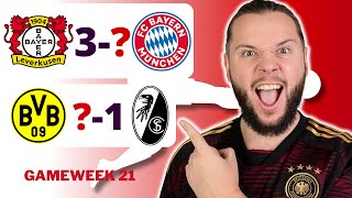 Bundesliga Gameweek 21 Predictions amp Betting Tips  Bayer Leverkusen vs Bayern Munich [upl. by Alamaj]