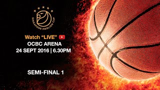 Basketball ​Semifinal Shanghai Sharks vs Seoul Samsung Thunders  Singapore Merlion Cup 2016 [upl. by Demona]