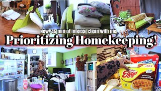 Learning to✨️PRIORITIZE Homekeeping✨️  MOST PRODUCTIVE CLEAN WITH ME  Getting it ALL Done [upl. by Anitra]