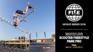 FWS MONTPELLIER 2018 Scooter Freestyle Park Pro Final [upl. by Elden]