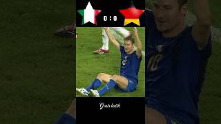 Italy 🆚 Germany fifa worldcup semifinal 2006 highlights shorts [upl. by Krause]