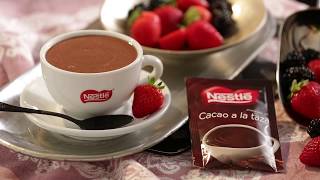 CHOCOLATE A LA TAZA NESTLE a LA FRESA [upl. by Haiasi295]