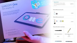 Wacom One 2023 13 12 Small Medium  Unboxing amp Accessories [upl. by Anaert]